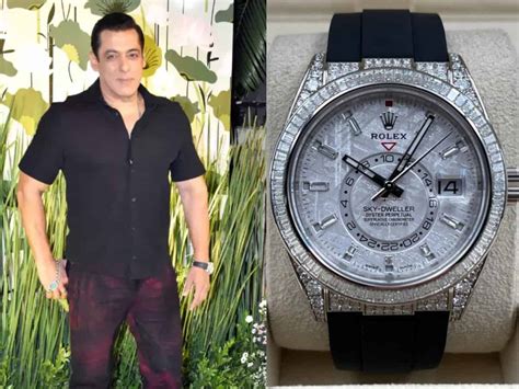 rolex salman|Salman Khan flaunts new diamond.